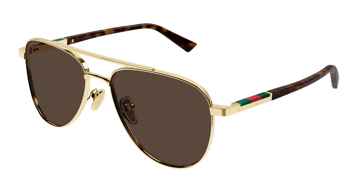 Gucci GG1962S Sunglasses - Gold / Brown (002)