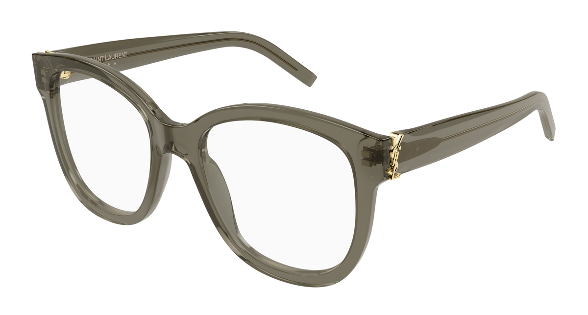 Saint Laurent SL M97 Eyeglasses - Brown / Transparent (010)