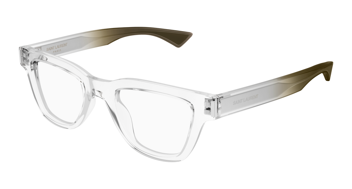 Saint Laurent SL 789 JACQUES OPT Eyeglasses - Crystal / Transparent (004)