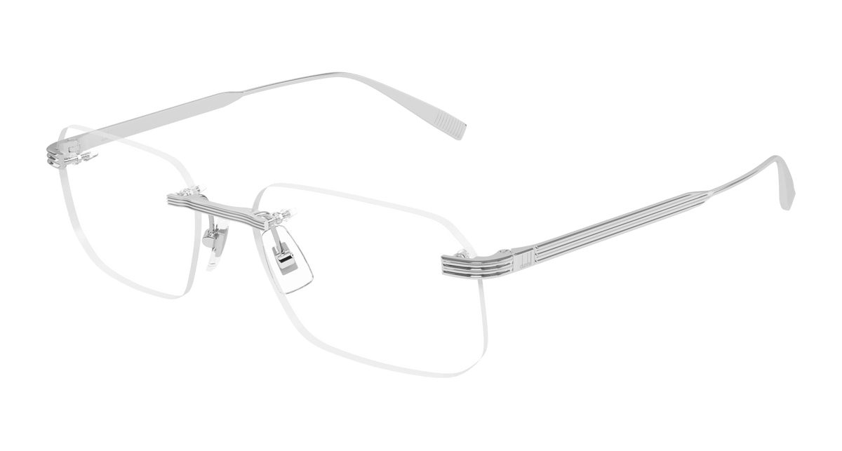 Dunhill DU0104O Eyeglasses - Silver / Transparent (002)