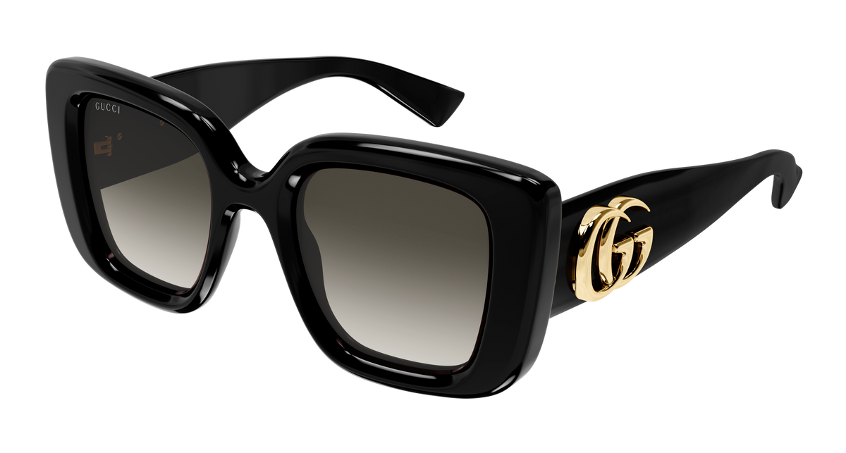 Gucci GG1975S Sunglasses - Black / Grey (002)