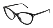 Saint Laurent SL 833 Eyeglasses - Black / Transparent (001)