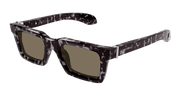 Alexander McQueen AM0506S Sunglasses - Havana / Brown (002)