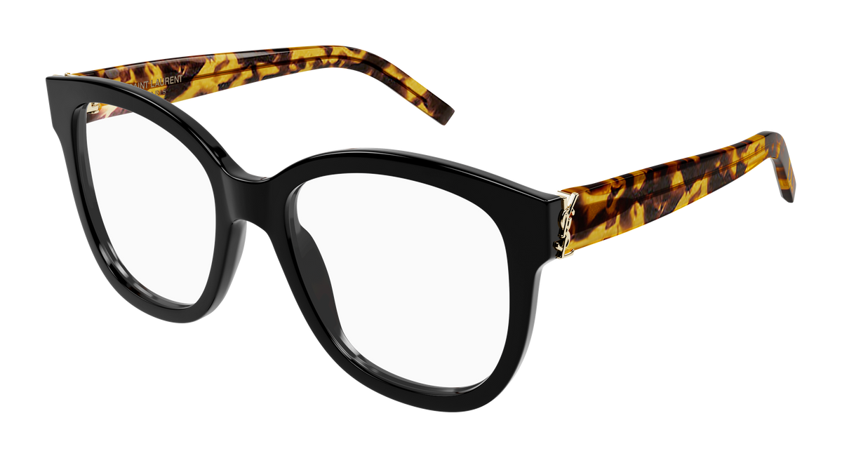 Saint Laurent SL M97 Eyeglasses - Black / Transparent (008)