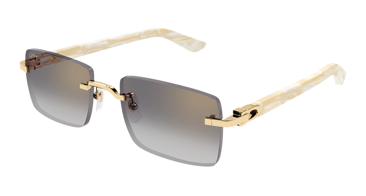 Cartier CT0579S Sunglasses - Gold / Grey (007)