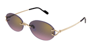 Cartier CT0551S Sunglasses - Gold / Grey (004)