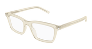 Saint Laurent SL 842 Eyeglasses - Yellow / Transparent (004)