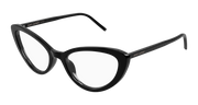 Saint Laurent SL 777 Eyeglasses - Black / Transparent (001)