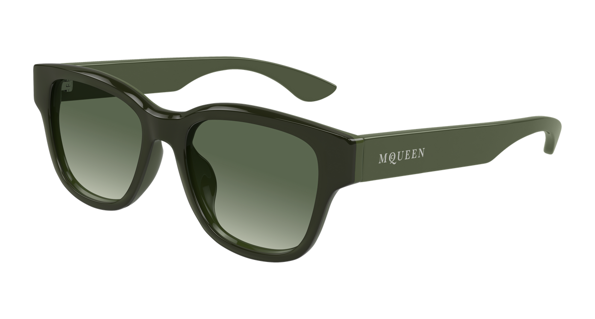 Alexander McQueen AM0528SA Sunglasses - Green (004)