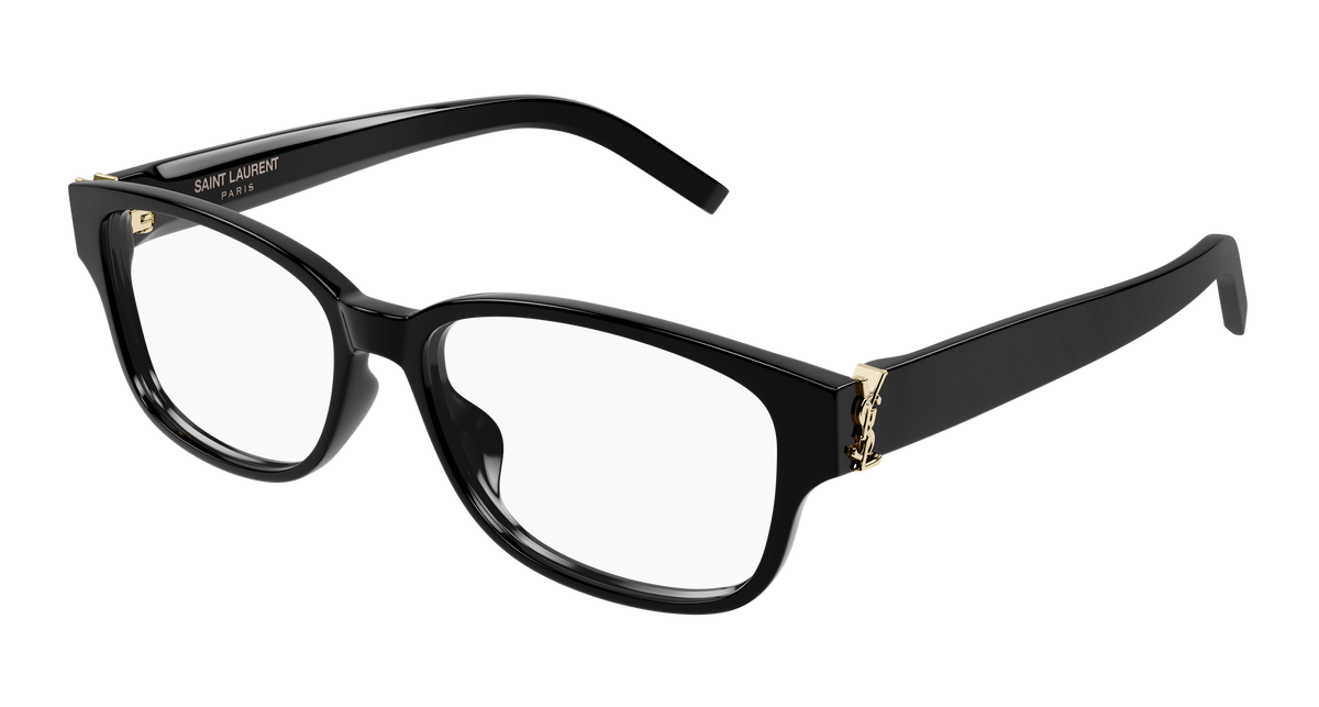Saint Laurent SL M149/F Eyeglasses - Black / Transparent (001)
