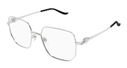 Cartier CT0568O Eyeglasses - Silver / Transparent (002)