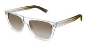 Saint Laurent SL 619 Sunglasses - Crystal / Green (008)