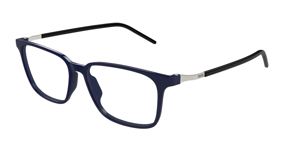 Puma PU0514O Eyeglasses - Blue / Transparent (002)