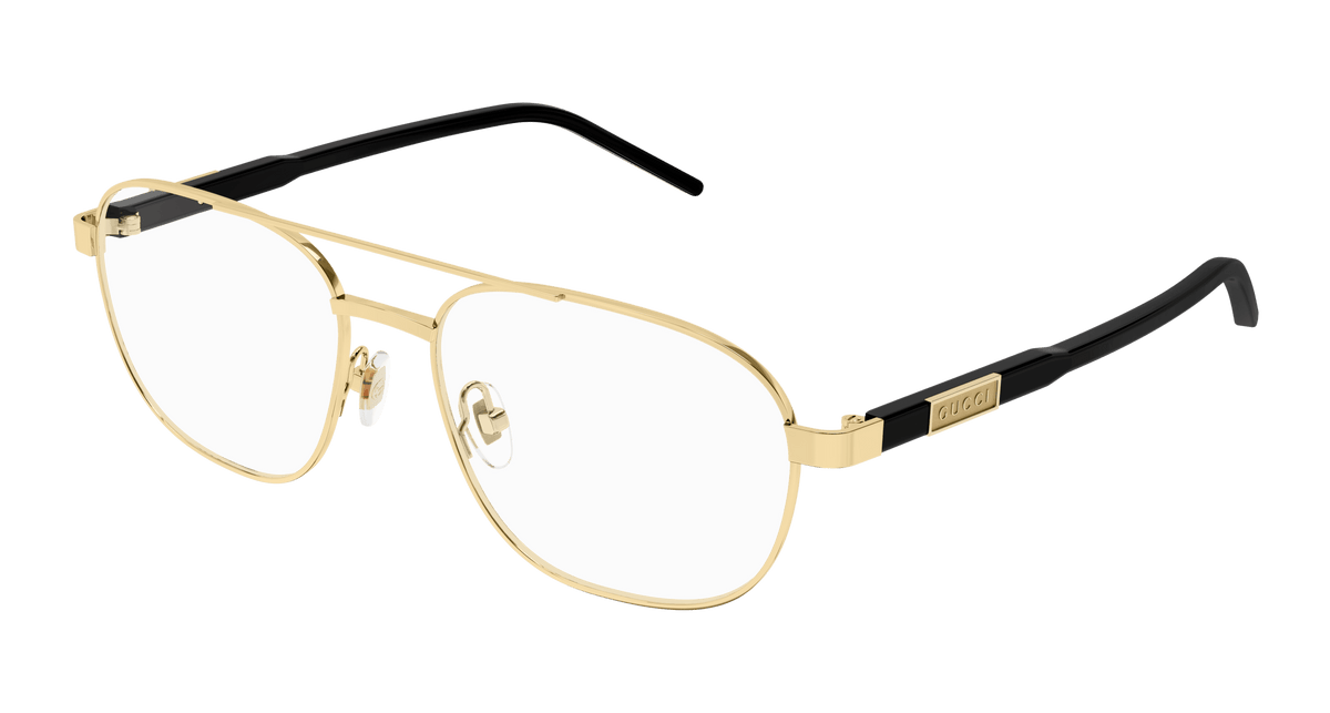 Gucci GG1800O Eyeglasses - Gold / Transparent (001)