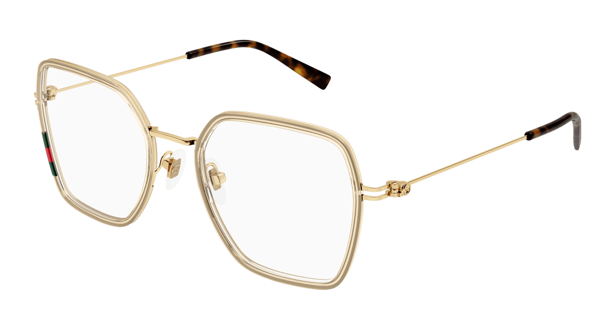 Gucci GG1850O Eyeglasses - Yellow / Transparent (003)