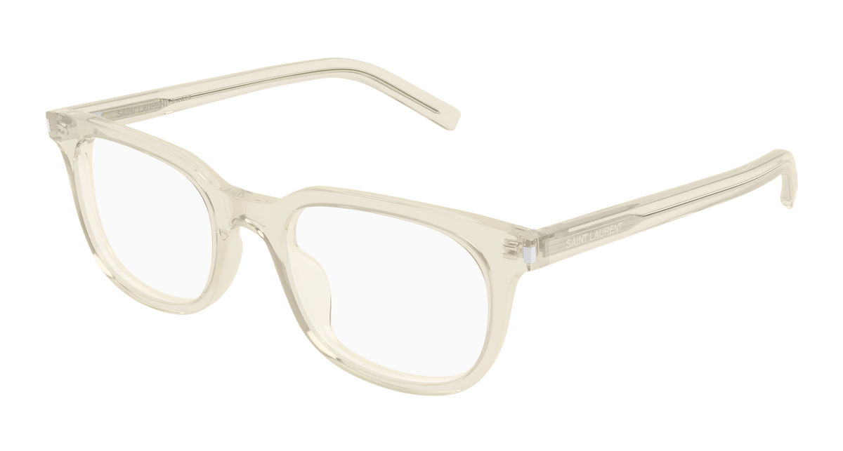 Saint Laurent SL 840 Eyeglasses - Yellow / Transparent (004)