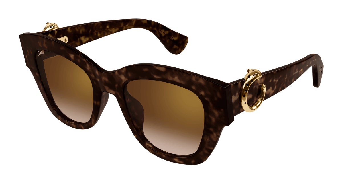 Cartier CT0547S Sunglasses - Havana / Brown (002)