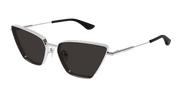 Alexander McQueen AM0501S Sunglasses - Silver / Grey (001)