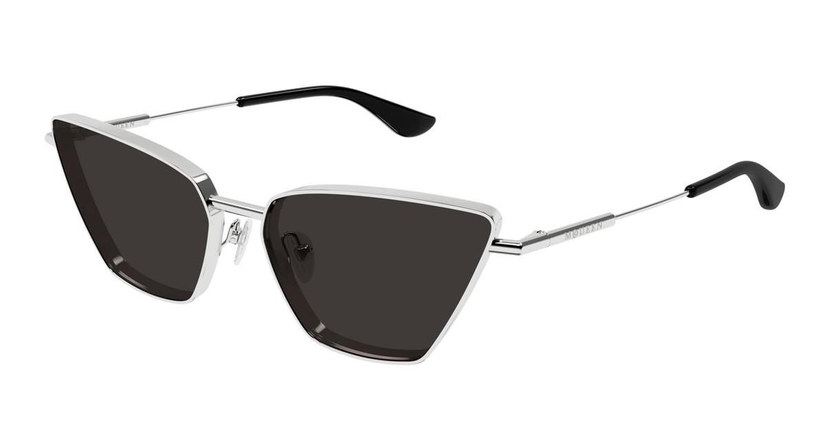 Alexander McQueen AM0501S Sunglasses - Silver / Grey (001)