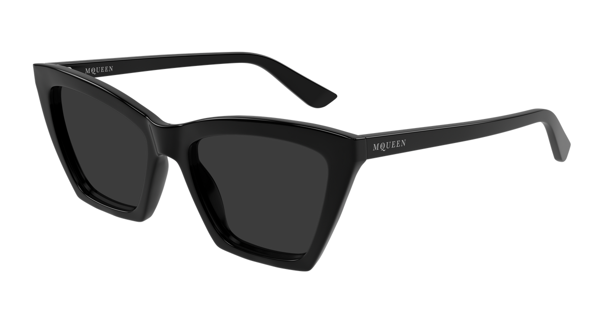Alexander McQueen AM0536S Sunglasses - Black / Grey (001)