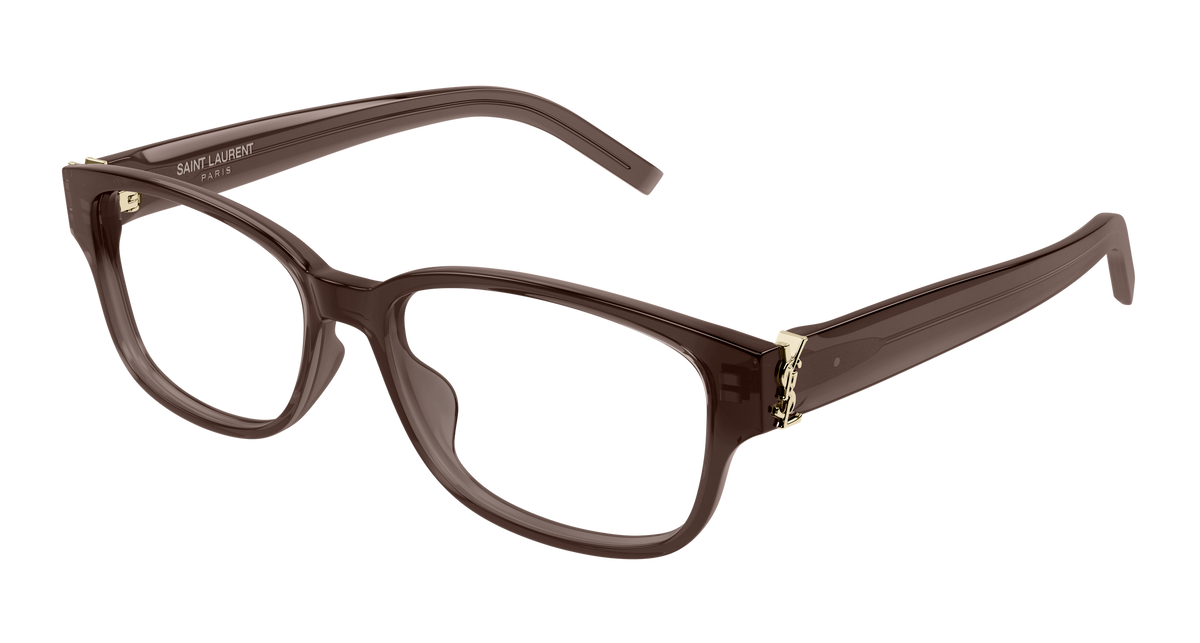 Saint Laurent SL M149 Eyeglasses - Brown / Transparent (011)