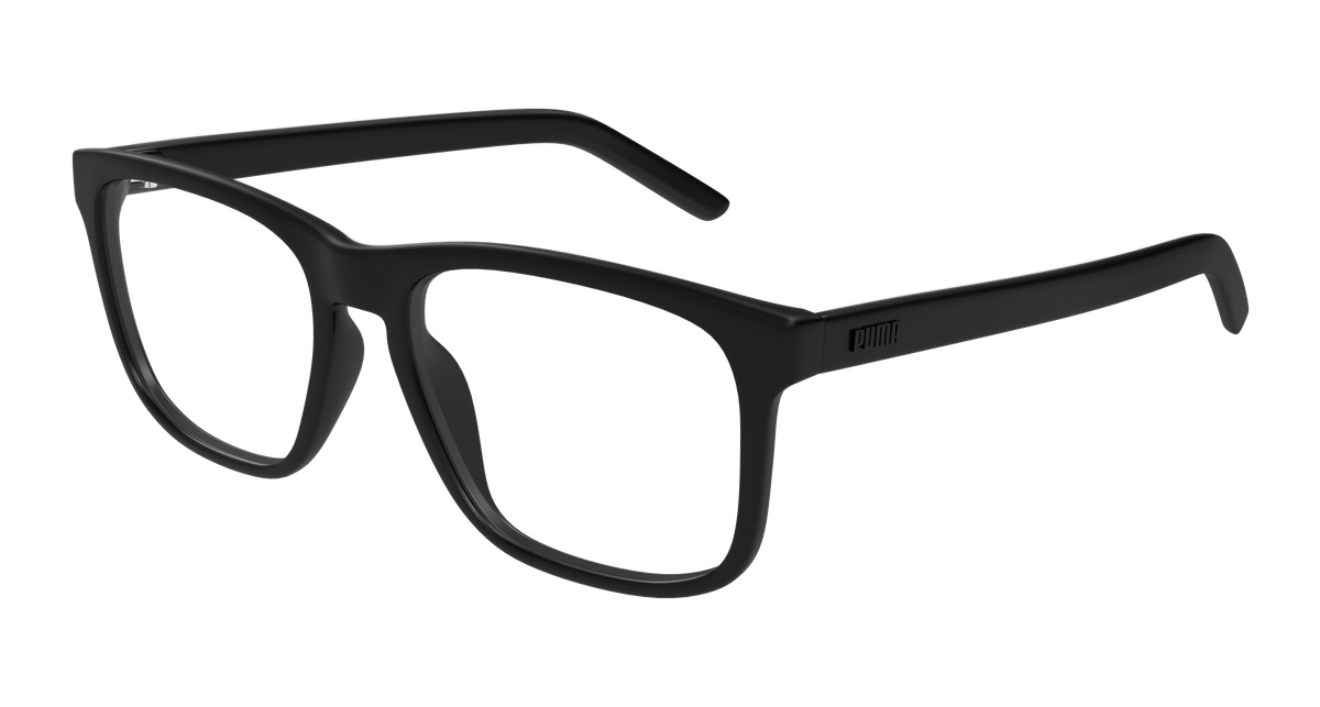 Puma PU0517O Eyeglasses - Black / Transparent (001)