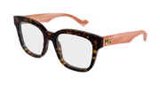 Gucci GG0958O Eyeglasses - Havana / Transparent (014)