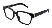 Saint Laurent SL M150/F Eyeglasses - Black / Transparent (001)