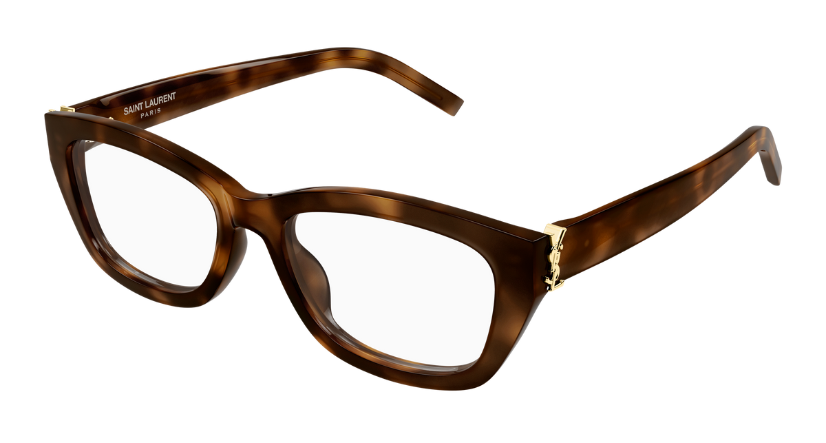 Saint Laurent SL M153 OPT Eyeglasses - Havana / Transparent (003)