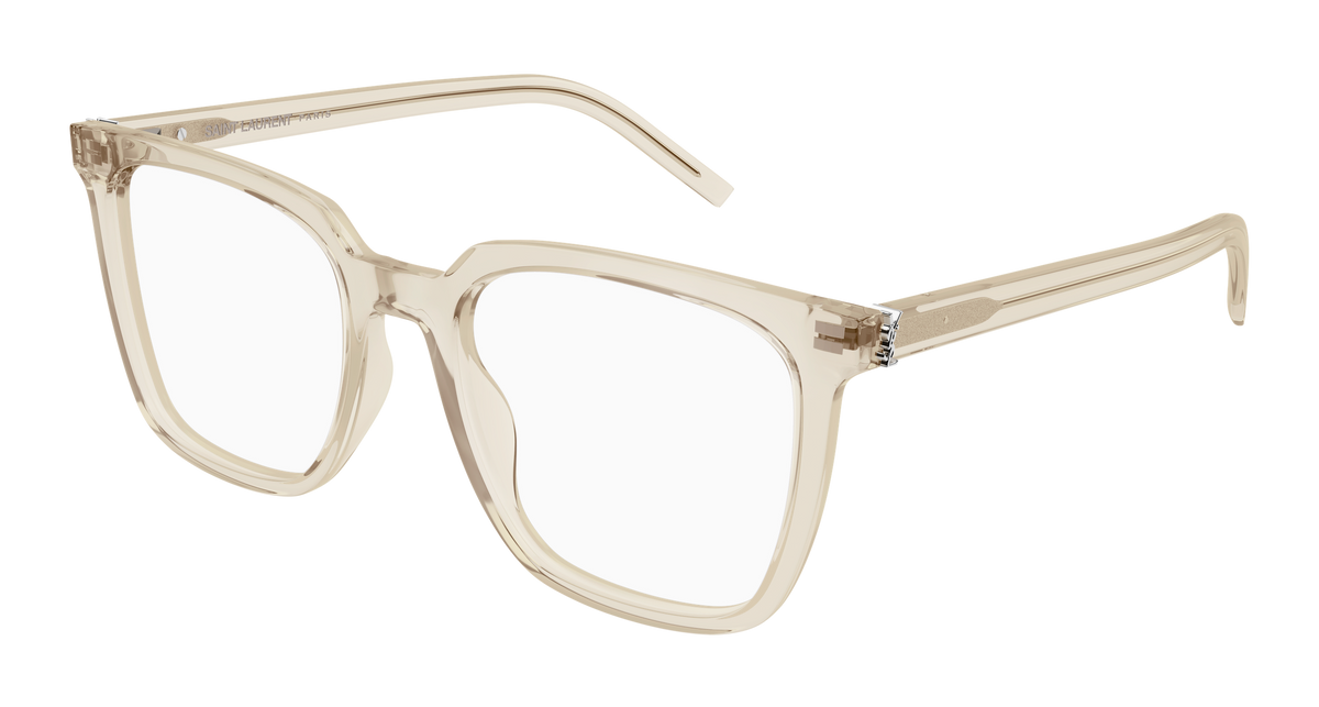 Saint Laurent SL M146 OPT Eyeglasses - Beige / Transparent (004)