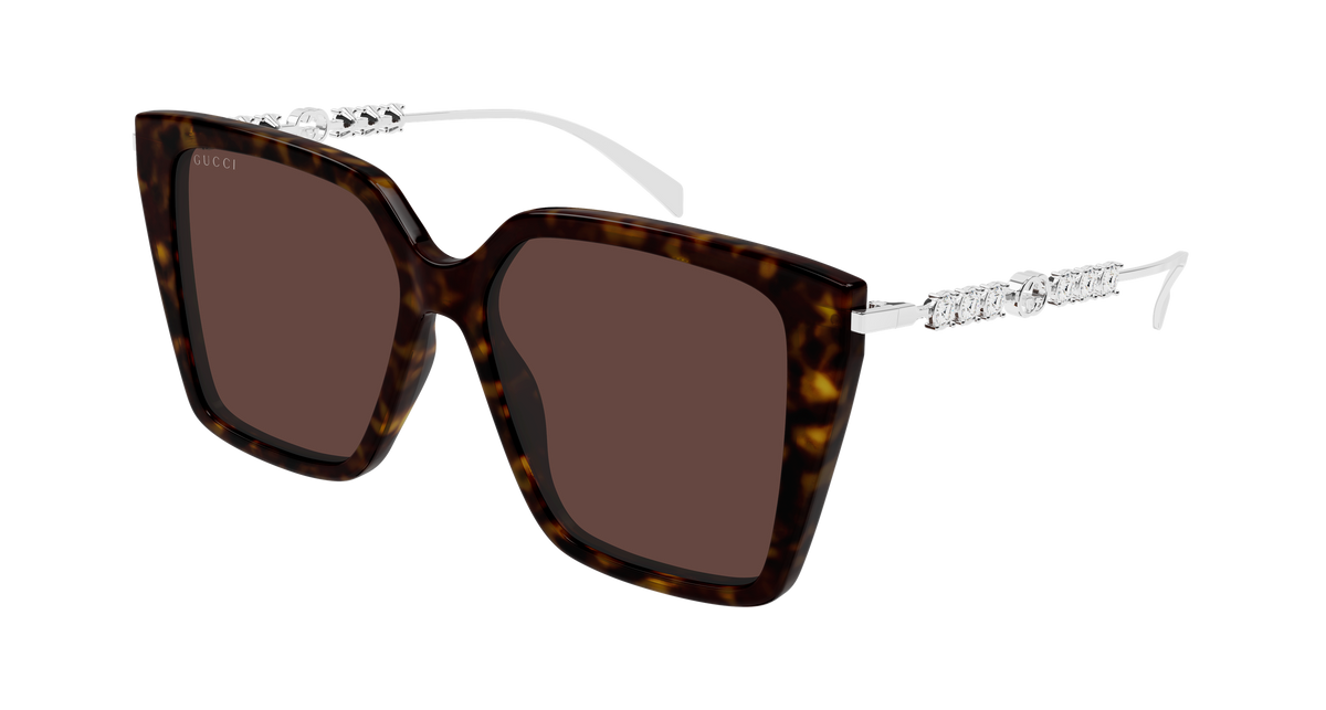 Gucci GG1967S Sunglasses - Havana / Brown (003)