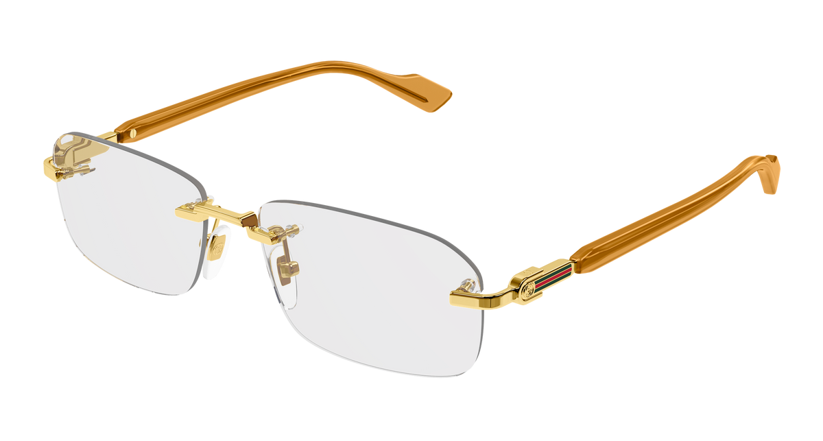 Gucci GG1221O Eyeglasses - Gold / Transparent (006)