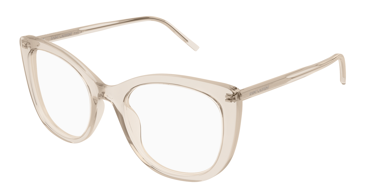 Saint Laurent SL 778 Eyeglasses - Beige / Transparent (004)