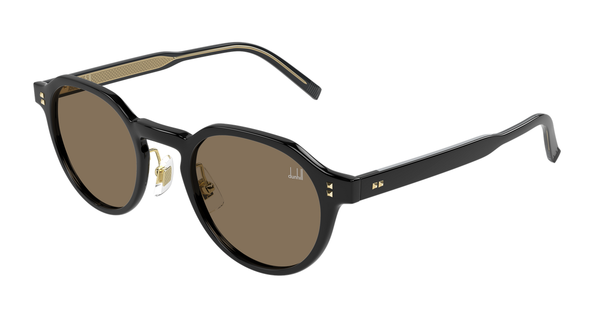 Dunhill DU0113S Sunglasses - Black / Brown (001)