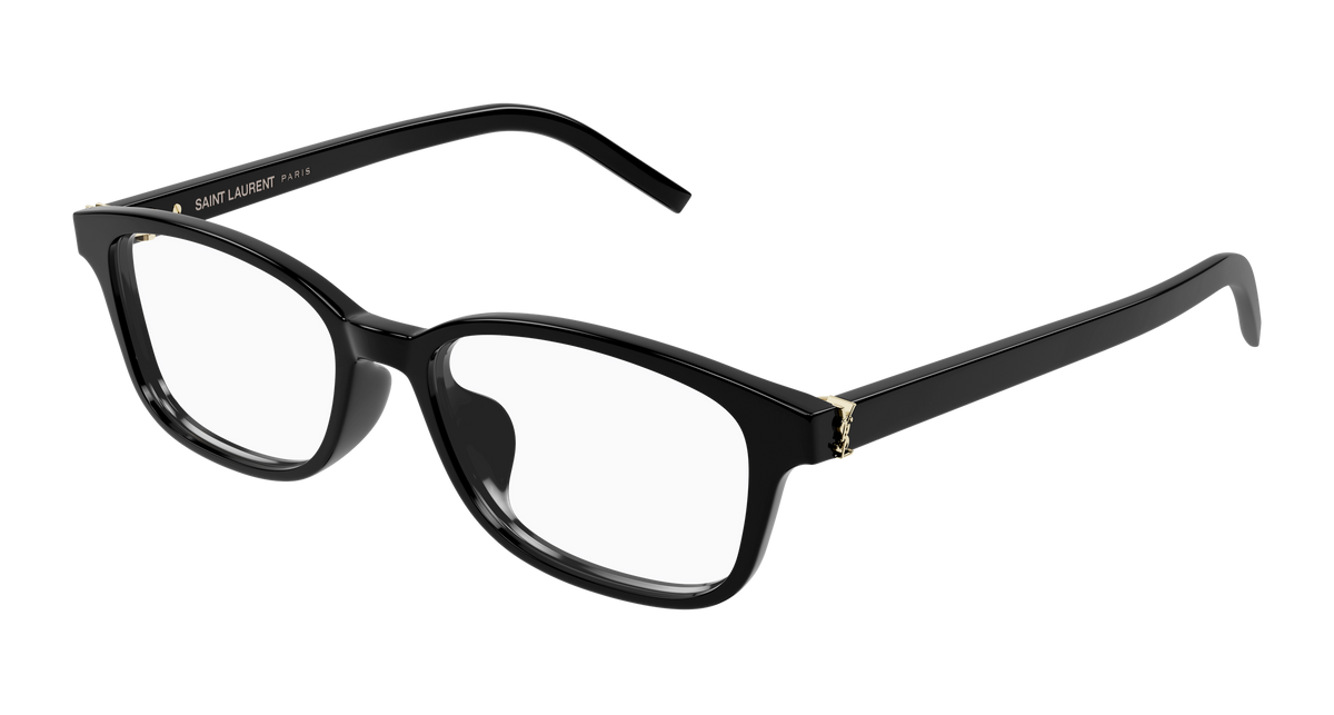 Saint Laurent SL M151/J Eyeglasses - Black / Transparent (001)