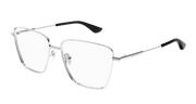 Alexander McQueen AM0503O Eyeglasses - Silver / Transparent (001)