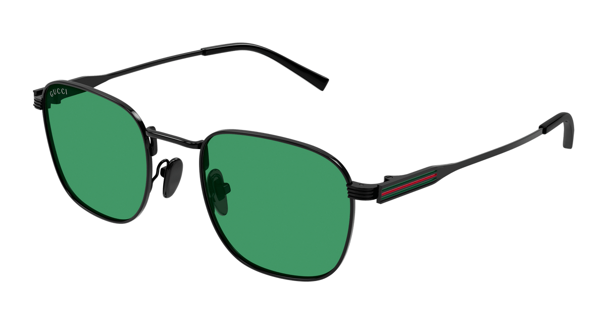 Gucci GG1876S Sunglasses - Black / Green (004)