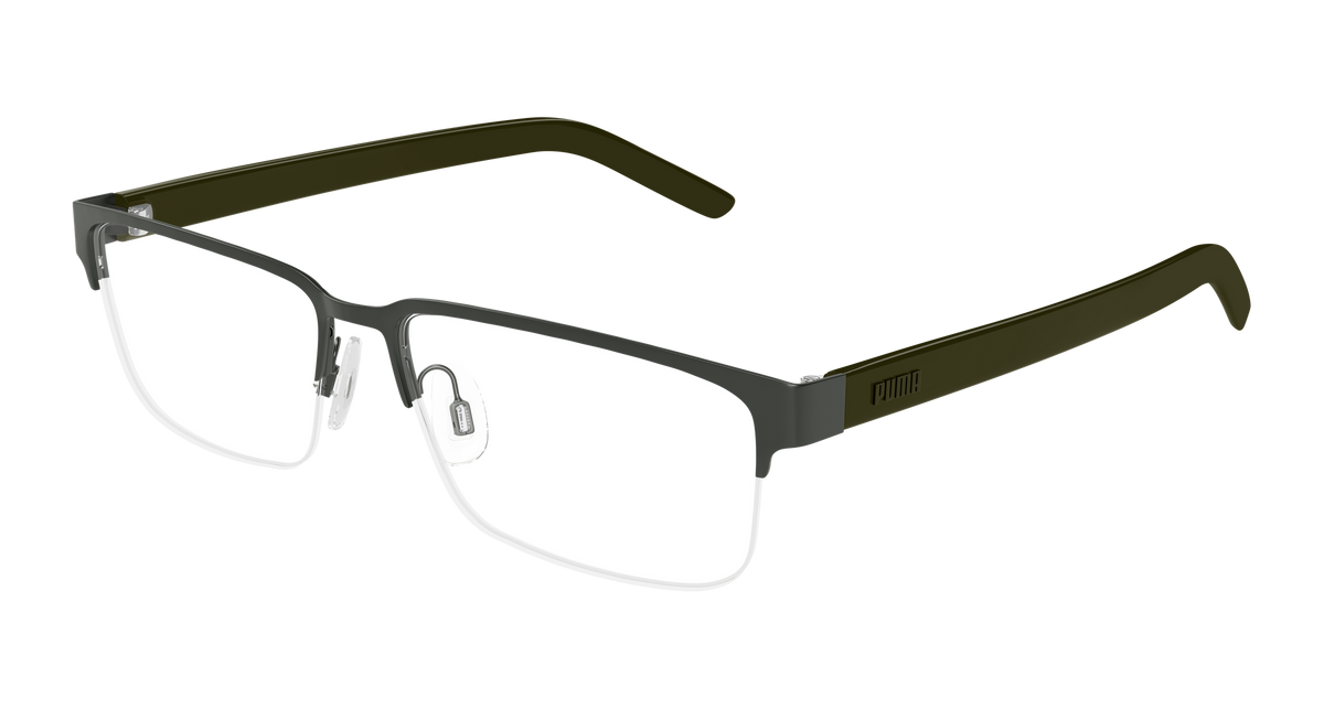 Puma PU0519O Eyeglasses - Gunmetal / Transparent (004)