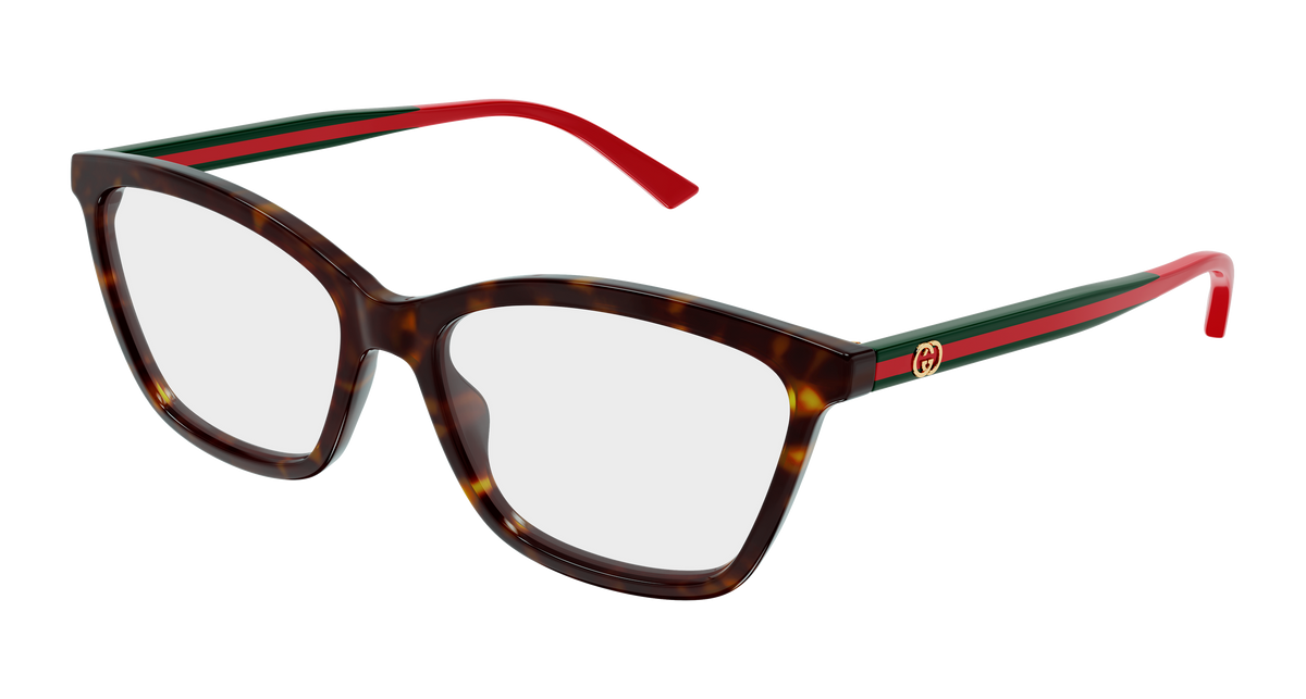 Gucci GG1989O Eyeglasses - Havana / Transparent (002)