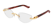 Cartier CT0609O Eyeglasses - Gold / Transparent (002)