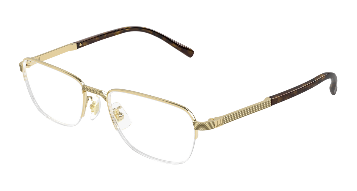 Dunhill DU0110OJ Eyeglasses - Gold / Transparent (001)