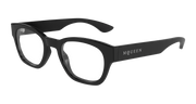 Alexander McQueen AM0530O Eyeglasses - Black / Transparent (005)