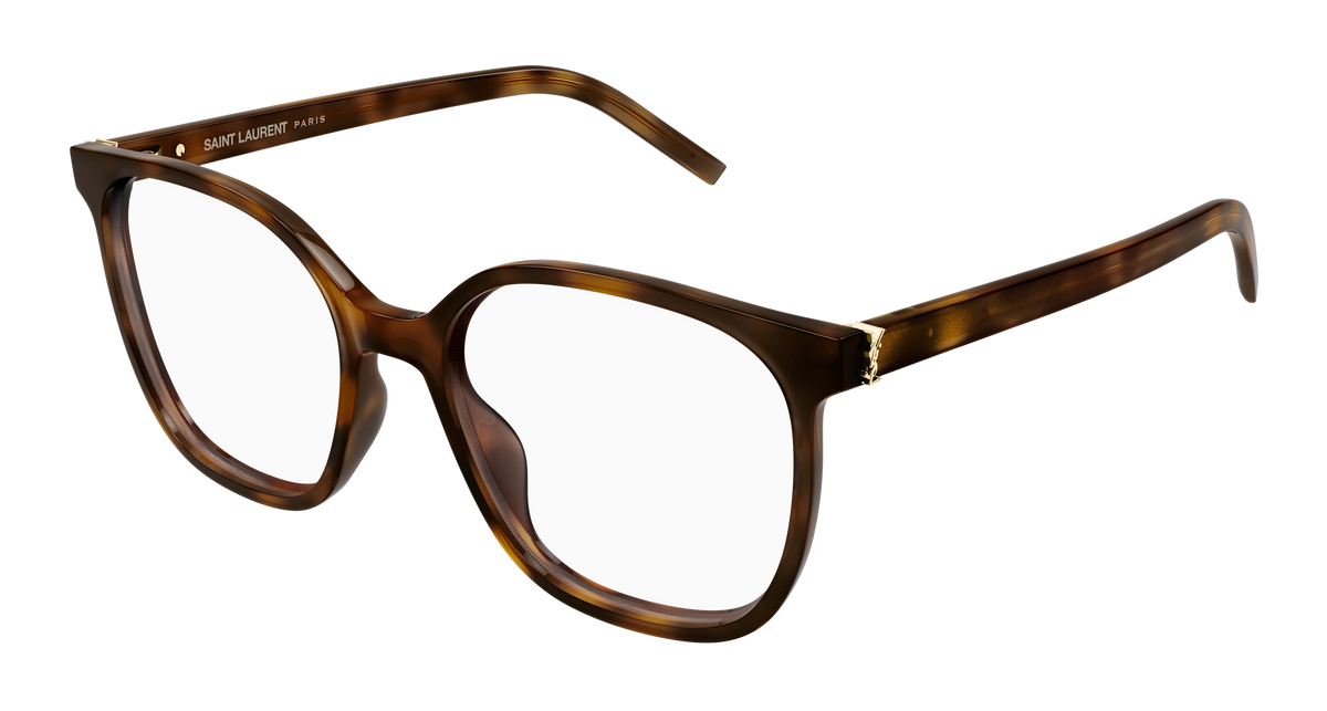 Saint Laurent SL M155 Eyeglasses - Havana / Transparent (003)