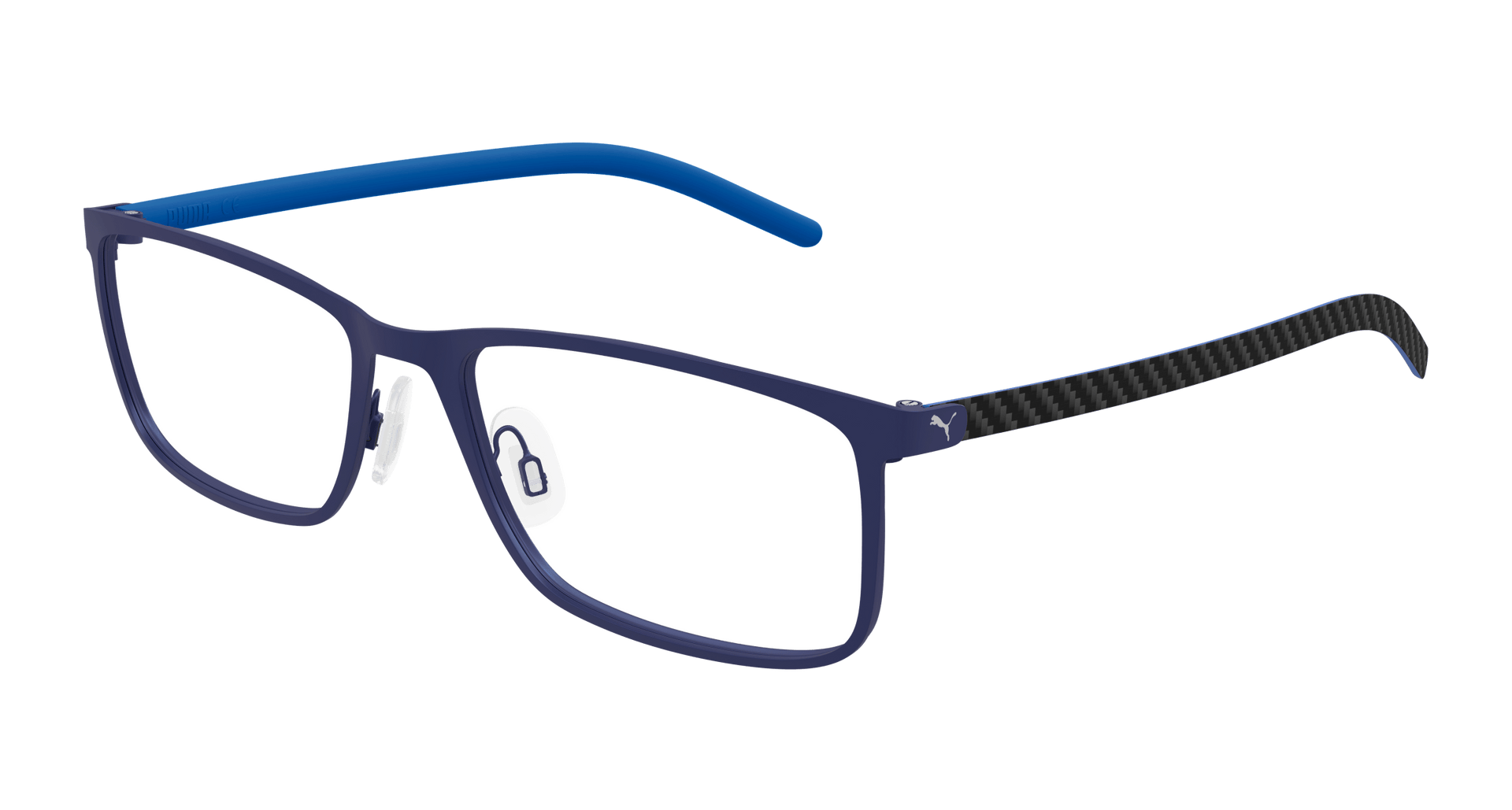 Puma PU0490O Eyeglasses - Blue / Transparent (004)