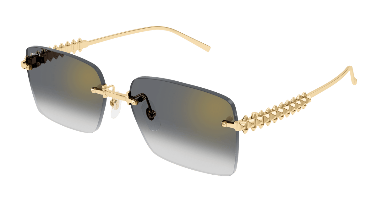 Cartier CT0545S Sunglasses - Gold / Grey (001)