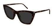 Saint Laurent SL 214 KATE THIN Sunglasses - Havana / Grey (002)