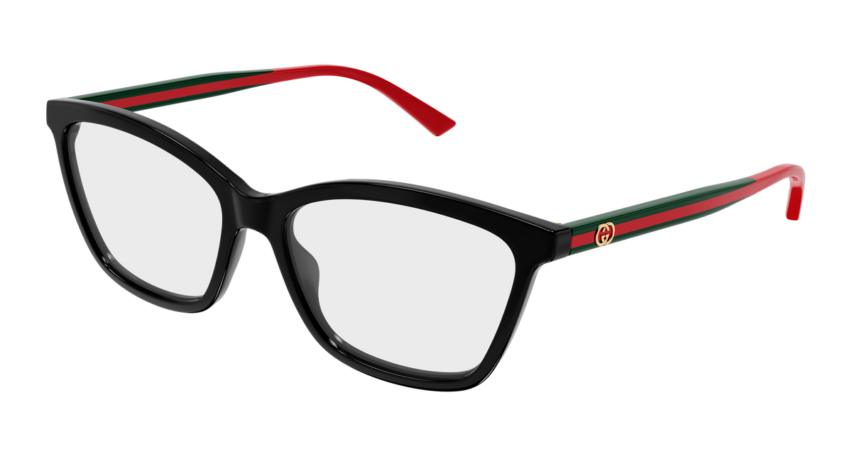 Gucci GG1989O Eyeglasses - Black / Transparent (001)
