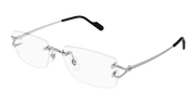 Cartier CT0563O Eyeglasses - Silver / Transparent (002)
