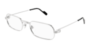 Cartier CT0556O Eyeglasses - Silver / Transparent (002)