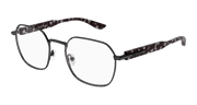 Alexander McQueen AM0499O Eyeglasses - Gunmetal / Transparent (002)